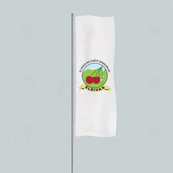 Eldivan Belediyesi Yatay ekilen Flamalar ve Bayraklar