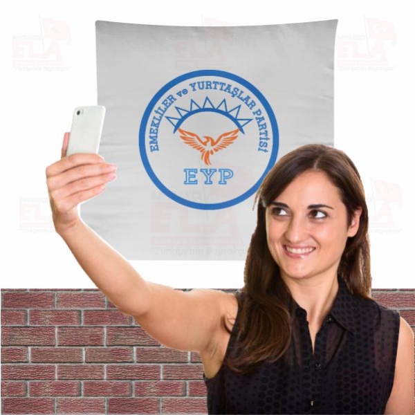Emekliler ve Yurtta�lar Partisi Bez Arka Plan Manzara