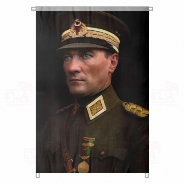 En G�zel Atat�rk Resimleri Bir Milletin Onuru En G�zel Atat�rk Resimleri Bez Atat�rk Posteri B�y�k Atat�rk Portresi Bina Boyu Atat�rk Posterleri No 35