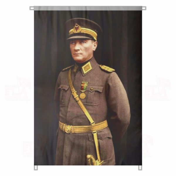 En G�zel Atat�rk Resimleri T�rk Milletinin Kurtulu� �ark�s� En G�zel Atat�rk Resimleri Bez Atat�rk Posteri B�y�k Atat�rk Portresi Bina Boyu Atat�rk Posterleri No 27