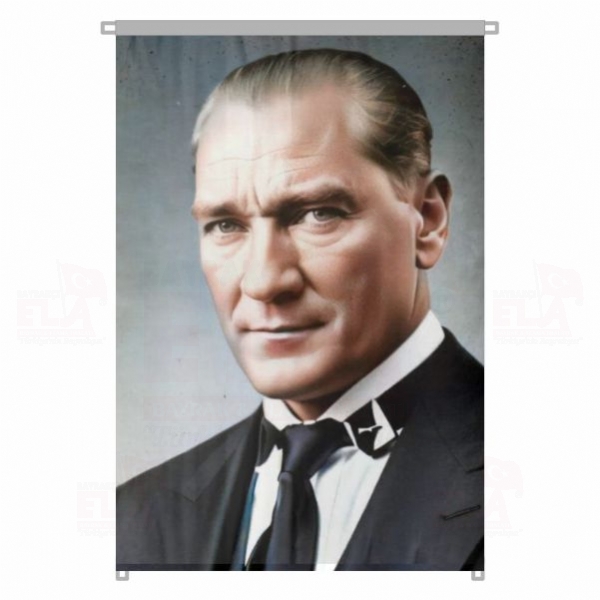 En G�zel Atat�rk Resimleri T�rk Milletinin �nanc� ve �stikbali En G�zel Atat�rk Resimleri Bez Atat�rk Posteri B�y�k Atat�rk Portresi Bina Boyu Atat�rk Posterleri No 39