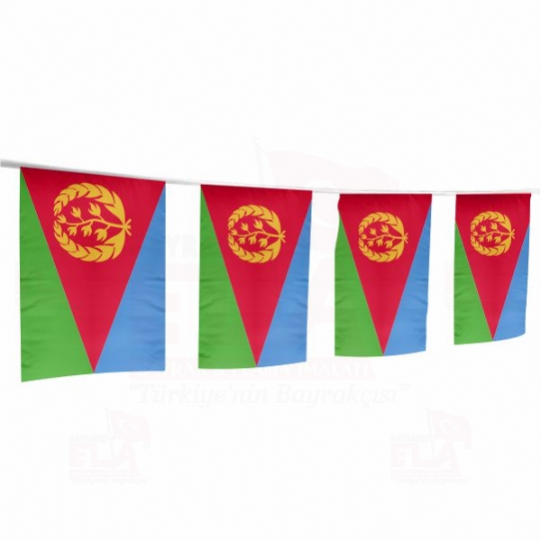 Eritre �pe Dizili Flamalar ve Bayraklar