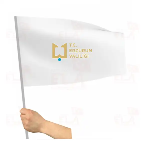 Erzurum Valiliği Sopalı Bayrak ve Flamalar Üretimi ve satışı