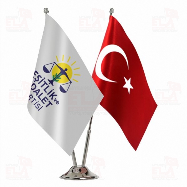 E�itlik ve Adalet Partisi 2 li Masa Bayra��
