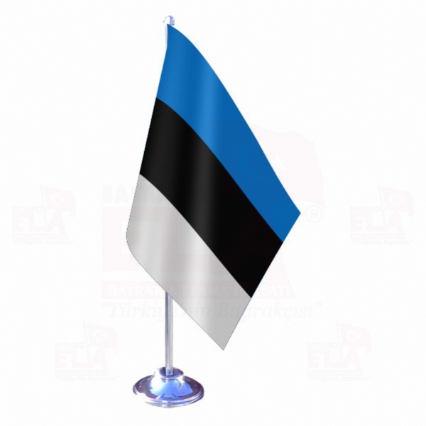 Estonya Tekli Masa Bayrağı