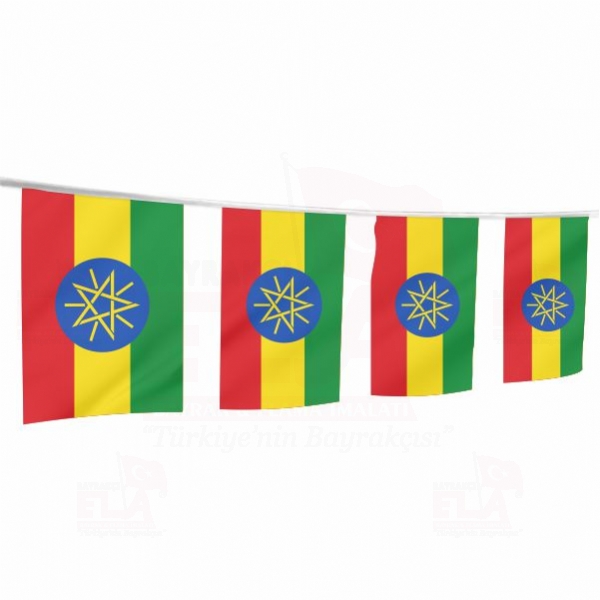 Etiyopya İpe Dizili Flamalar ve Bayraklar