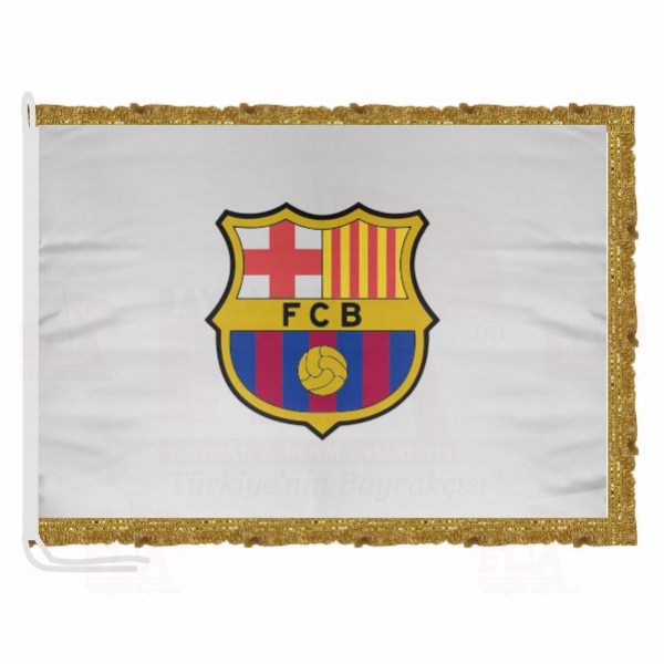 FC Barcelona Saten Makam Flaması