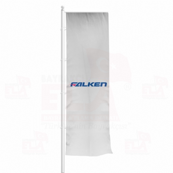 Falken Yatay �ekilen Flamalar ve Bayraklar