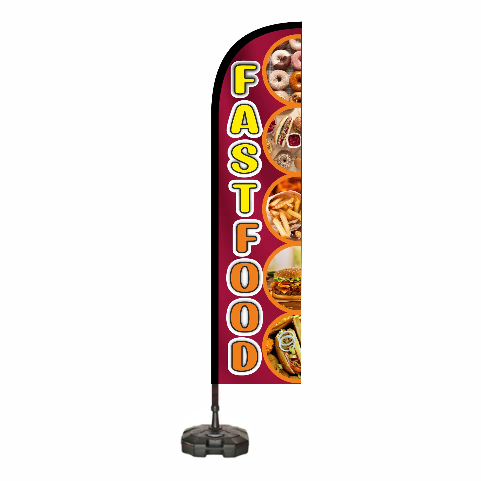 Fast Food Plaj Bayra�� ve Yelken Bayra��