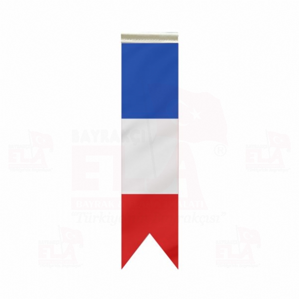 Fransa zel Logolu Masa Bayra