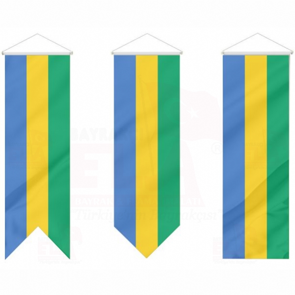 Gabon Kırlangıç Flamalar Bayraklar