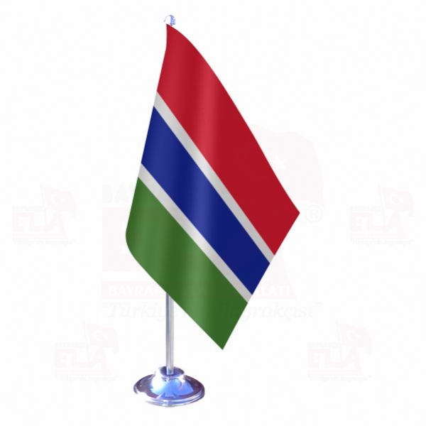 Gambiya Tekli Masa Bayrağı