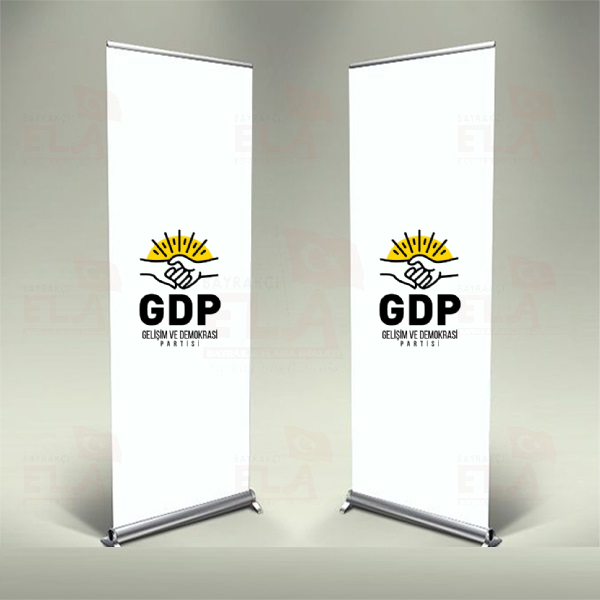Geliim ve Demokrasi Partisi Banner Roll Up