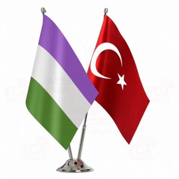Genderqueer Pride 2 li Masa Bayra��