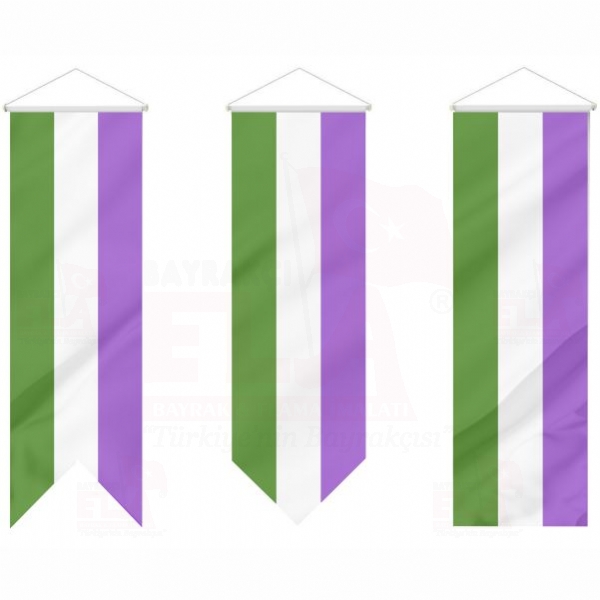 Genderqueer Pride Kırlangıç Flamalar Bayraklar