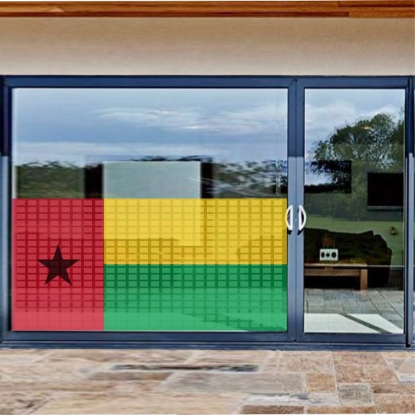 Gine Bissau Cam Sticker Etiket Gine Bissau Cam Yapışkanı Gine Bissau Cam Yazısı