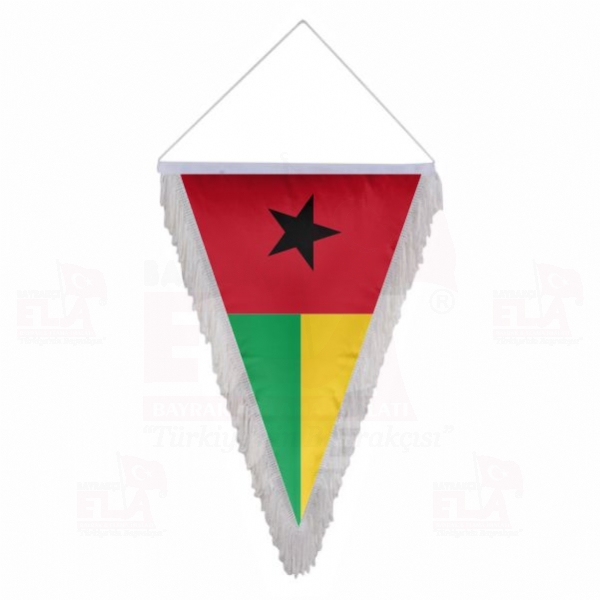 Gine Bissau Saçaklı Takdim Flamaları