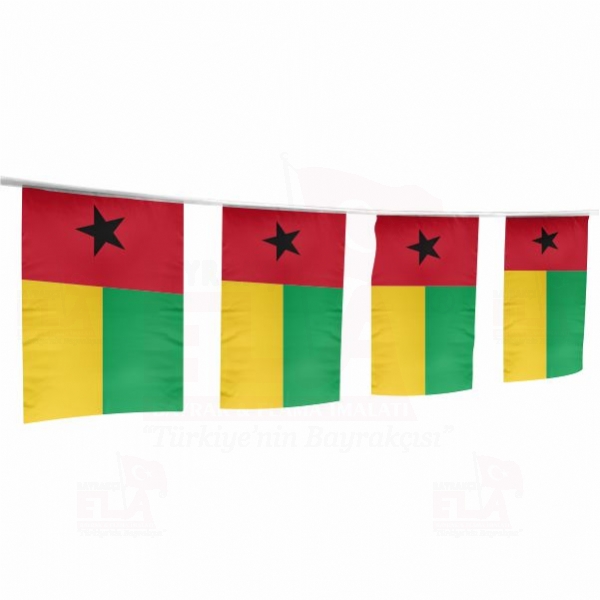 Gine Bissau İpe Dizili Flamalar ve Bayraklar