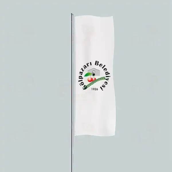 Glpazar Belediyesi Yatay ekilen Flamalar ve Bayraklar