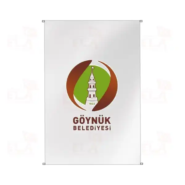 Gynk Belediyesi Bina Boyu Bayraklar