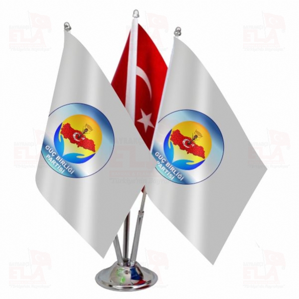 G�� Birli�i Partisi Logolu ��l� Masa Bayra��