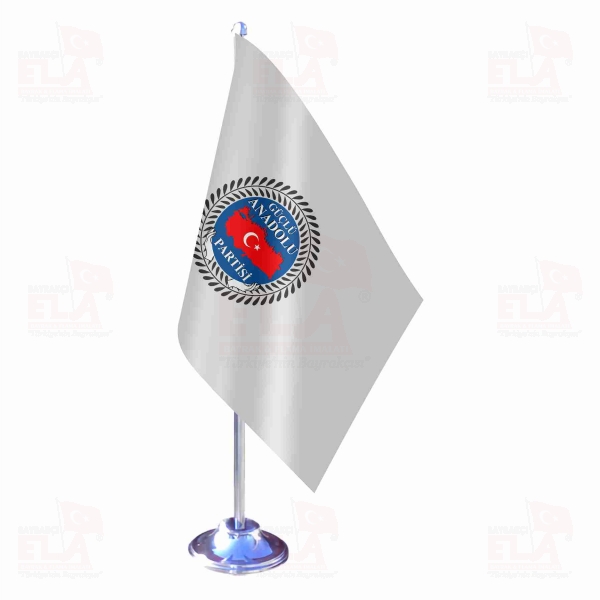 G��l� Anadolu Partisi Tekli Masa Bayra��
