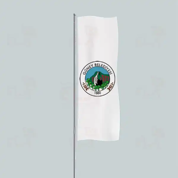 Gney Belediyesi Yatay ekilen Flamalar ve Bayraklar