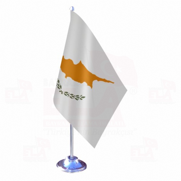 Güney Kıbrıs Tekli Masa Bayrağı