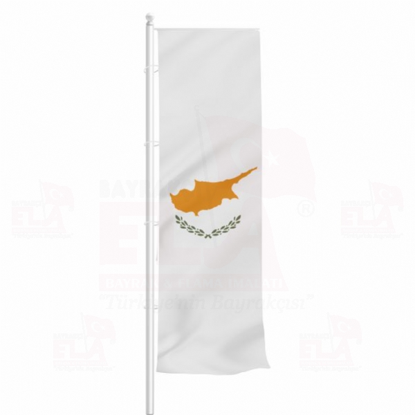 Güney Kıbrıs Yatay Çekilen Flamalar ve Bayraklar