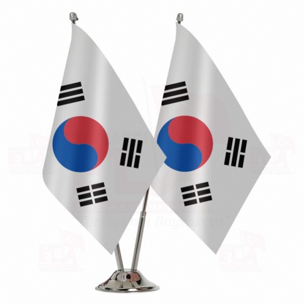Güney Kore İkili Masa Bayrağı