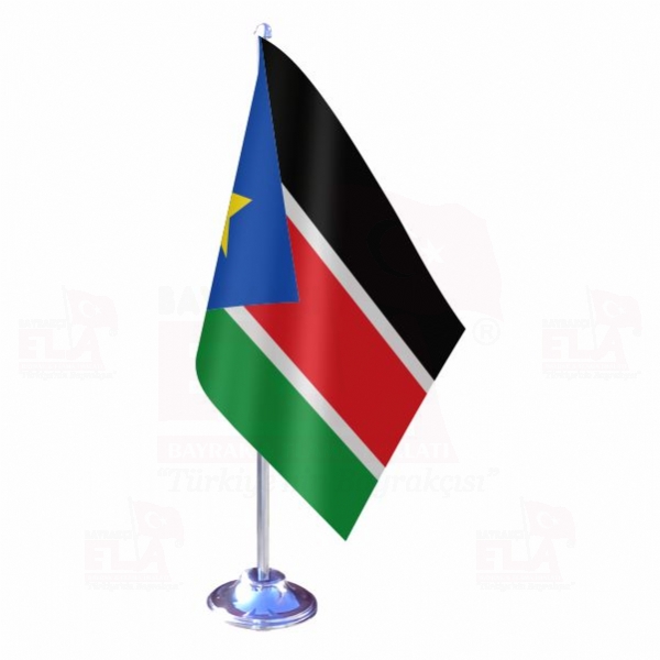 Güney Sudan Tekli Masa Bayrağı