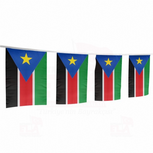 Güney Sudan İpe Dizili Flamalar ve Bayraklar