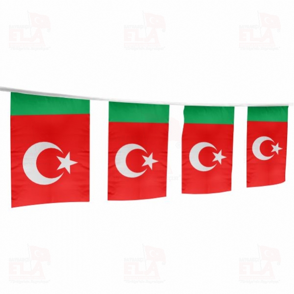 G�neybat� Kafkas Ge�ici H�kumeti �pe Dizili Flamalar ve Bayraklar