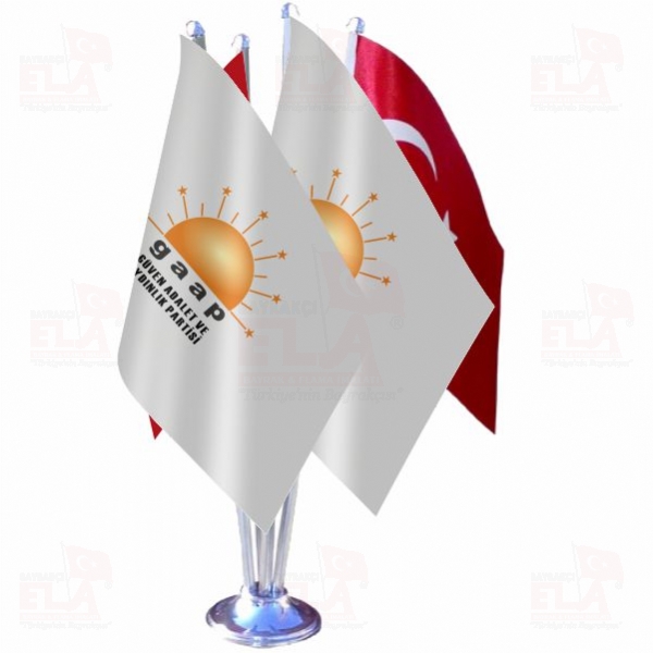 G�ven Adalet ve Ayd�nl�k Partisi D�rtl� �zel Masa Bayra��