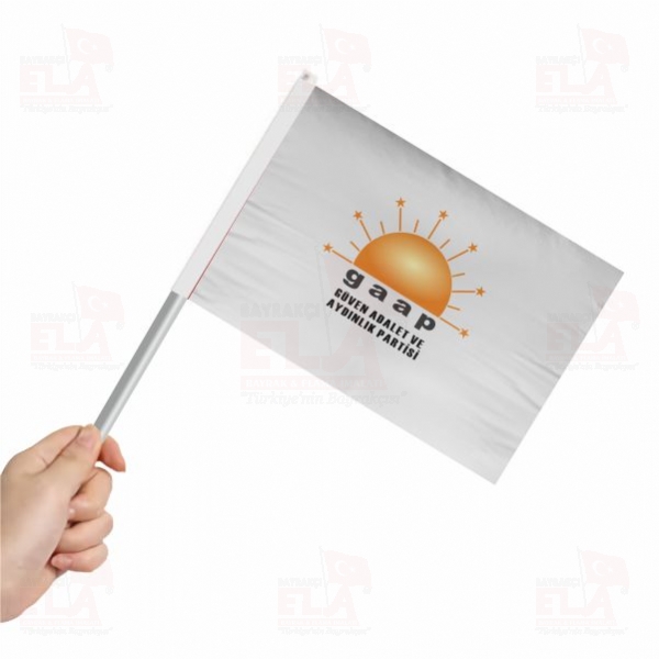 G�ven Adalet ve Ayd�nl�k Partisi Sopal� Bayrak ve Flamalar