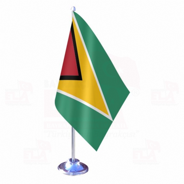 Guyana Tekli Masa Bayrağı