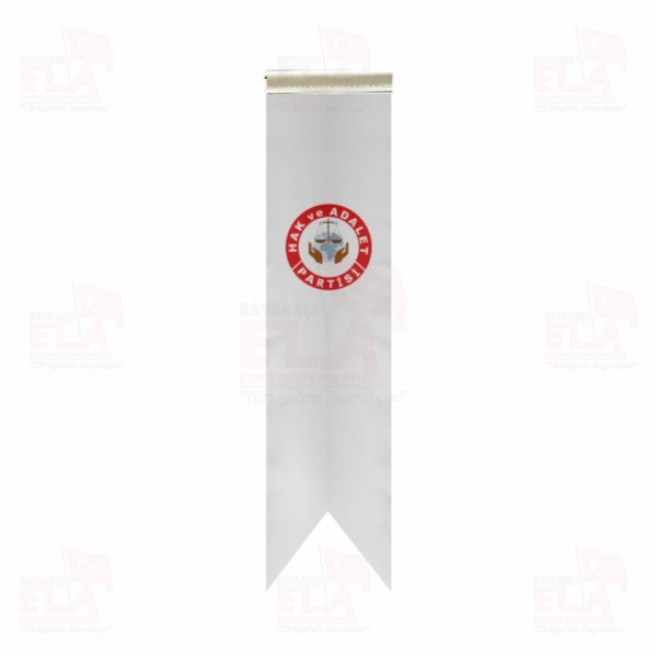 Hak ve Adalet Partisi �zel Logolu Masa Bayra��