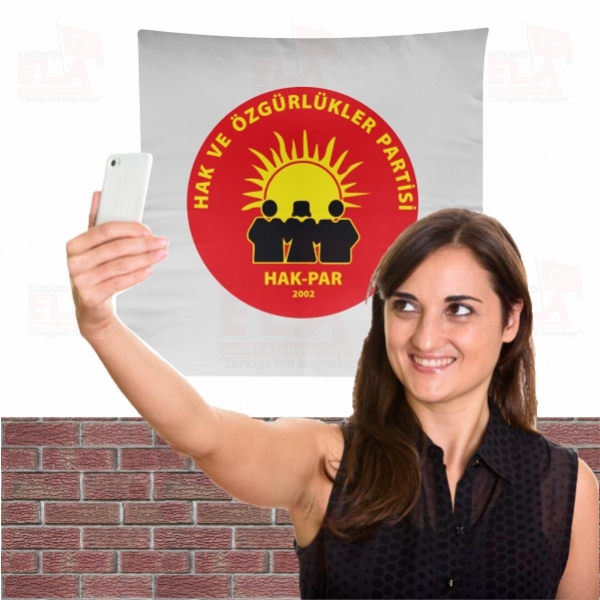 Hak ve �zg�rl�kler Partisi Bez Arka Plan Manzara