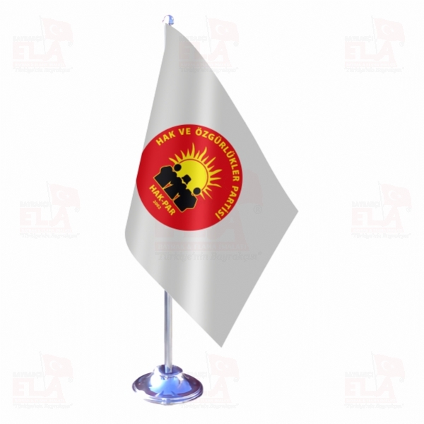 Hak ve �zg�rl�kler Partisi Tekli Masa Bayra��