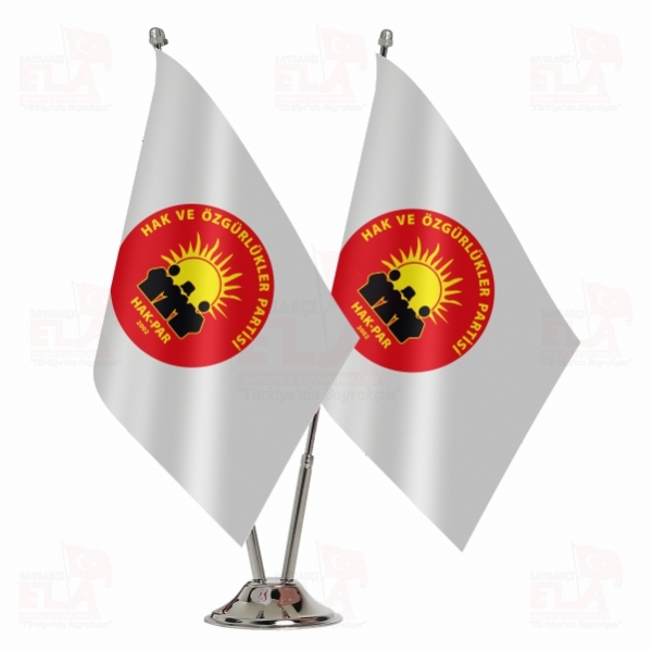 Hak ve �zg�rl�kler Partisi �kili Masa Bayra��