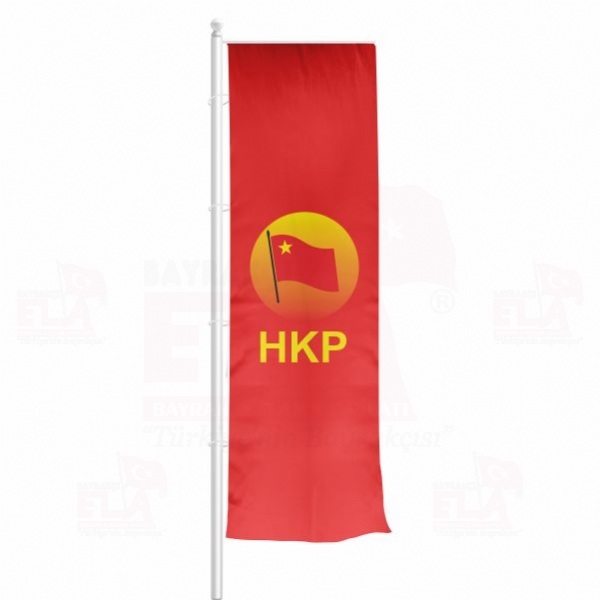 Halkın Kurtuluş Partisi Yatay Çekilen Flamalar ve Bayraklar