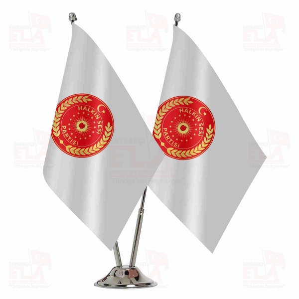 Halk�n Sesi Partisi �kili Masa Bayra��