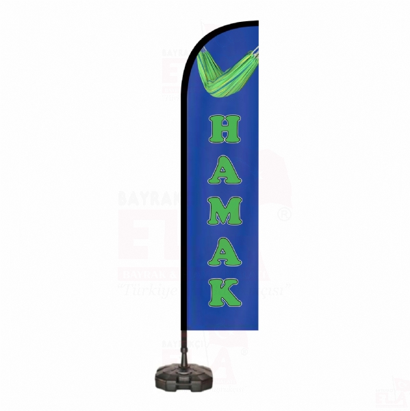 Hamak Plaj Bayra�� ve Yelken Bayra��