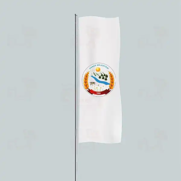Hanak Belediyesi Yatay ekilen Flamalar ve Bayraklar