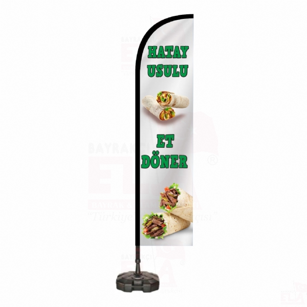 Hatay Usul� Et D�ner Plaj Bayraklar�