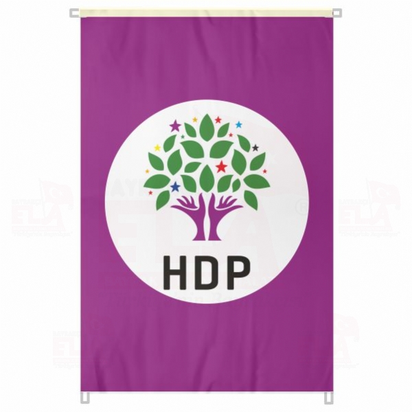 Hdp Bina Boyu Bayraklar