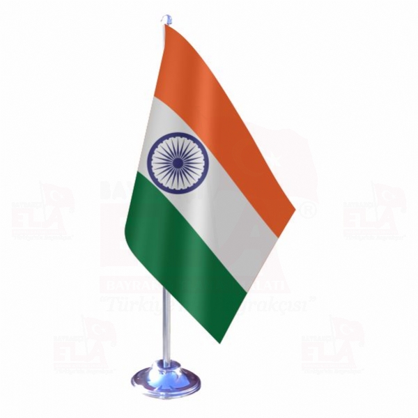 Hindistan Tekli Masa Bayrağı