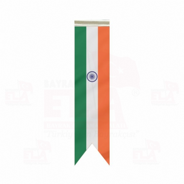 Hindistan Özel Logolu Masa Bayrağı