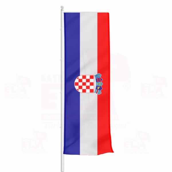 Hırvatistan Yatay Çekilen Flamalar ve Bayraklar
