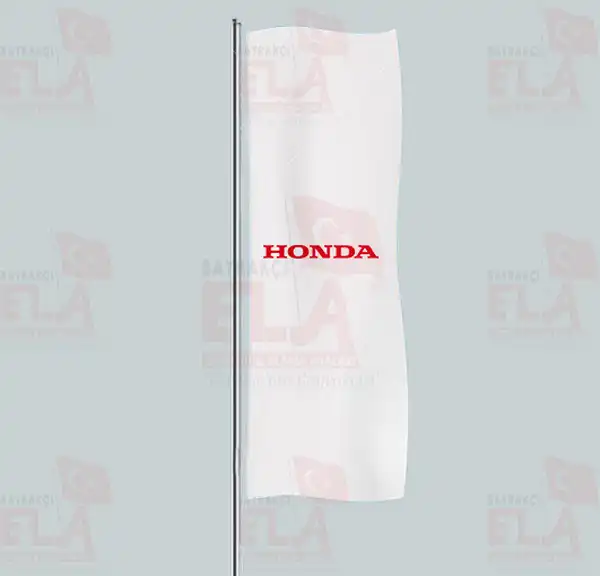 Honda Yatay ekilen Flamalar ve Bayraklar